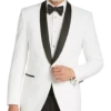 Egara Slim Fit Shawl Lapel Dinner Jacket, White