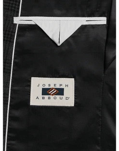 Joseph Abboud Modern Fit Wool Sport Coat, Gray Plaid -Elite Suit Shop MW40 15LR 04 JOSEPH ABBOUD GREY PLAID ALT2