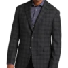 Joseph Abboud Modern Fit Wool Sport Coat, Gray Plaid