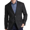 Joseph Abboud Modern Fit Wool Sport Coat, Black Plaid