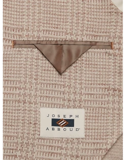 Joseph Abboud Slim Fit Notch Lapel Knit Sport Coat, Blue Plaid 6 Joseph Abboud Slim Fit Notch Lapel Knit Sport Coat, Blue Plaid -Elite Suit Shop MW40 15N9 65 JOSEPH ABBOUD TAN PLAID ALT2 1