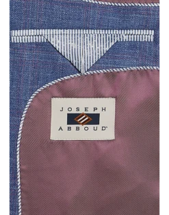 Joseph Abboud Modern Fit Sport Coat, Blue Windowpane Plaid 5 Joseph Abboud Modern Fit Sport Coat, Blue Windowpane Plaid -Elite Suit Shop MW40 15P2 67 JOSEPH ABBOUD BLUE BERRY WINDOWPANE ALT2