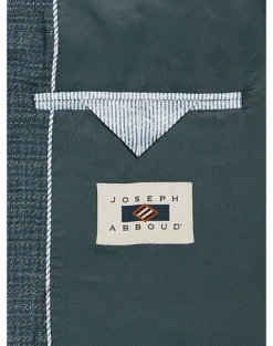 Joseph Abboud Slim Fit Sport Coat, Blue And Green Textured -Elite Suit Shop MW40 15P4 70 JOSEPH ABBOUD BLUE GREEN TEXTURED ALT2