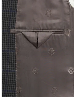 Lauren By Ralph Lauren Classic Fit Sport Coat, Charcoal Windowpane -Elite Suit Shop MW40 15WX 66 LAUREN BY RALPH LAUREN CHARCOAL WINDOWPANE ALT2