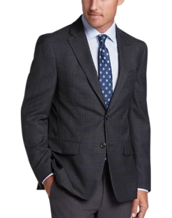 Lauren By Ralph Lauren Classic Fit Sport Coat, Charcoal Windowpane