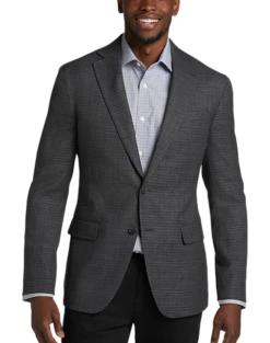 Awearness Kenneth Cole Sport Coat, Charcoal Check