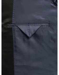 Michael Strahan Classic Fit Shawl Lapel Dinner Jacket, Blue Floral 6 Michael Strahan Classic Fit Shawl Lapel Dinner Jacket, Blue Floral -Elite Suit Shop MW40 15ZJ 71 MICHAEL STRAHAN BLUE FLORAL ALT2