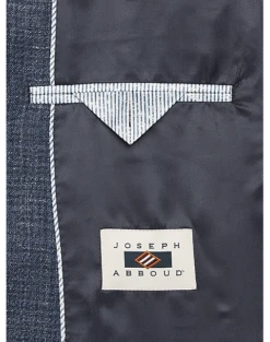 Joseph Abboud Modern Fit Textured Sport Coat, Blue -Elite Suit Shop MW40 15ZL 70 JOSEPH ABBOUD BLUE TEXTURED ALT2