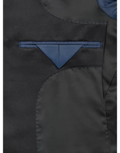 After Hours Slim Fit Satin Peak Lapel Dinner Jacket, Blue Paisley -Elite Suit Shop MW40 160J 70 AFTER HOURS BLUE PAISLEY ALT2