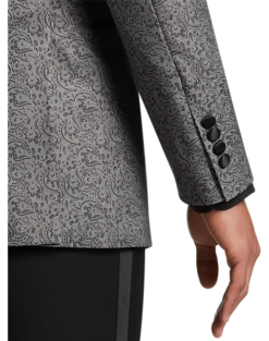 Elite Suit Shop -Elite Suit Shop MW40 160R 74 EGARA GRAY PAISLEY ALT1