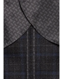 Joseph Abboud Slim Fit Sport Coat, Charcoal Windowpane Plaid -Elite Suit Shop MW40 165W 66 JOSEPH ABBOUD CHARCOAL WINDOWPANE ALT5