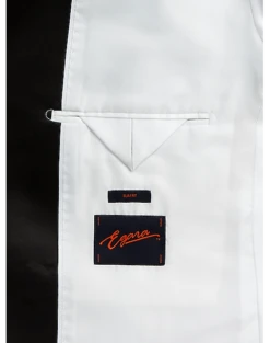 Egara Slim Fit Peak Lapel Double Breasted Dinner Jacket, White -Elite Suit Shop MW40 16DC 25 EGARA WHITE ALT2
