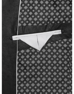 Daniel Hechter Modern Fit Vegan Leather Sport Coat, Brown -Elite Suit Shop MW40 16FD 02 DANIEL HECHTER BLACK ALT2 1