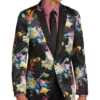 Paisley & Gray Slim Fit Dinner Jacket, Multicolor Abstract Art