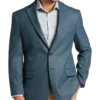 Pronto Uomo Modern Fit Notch Lapel Sport Coat, Teal
