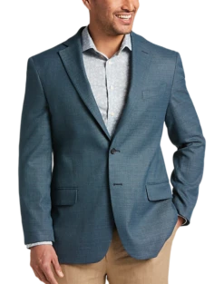 Pronto Uomo Modern Fit Notch Lapel Sport Coat, Teal