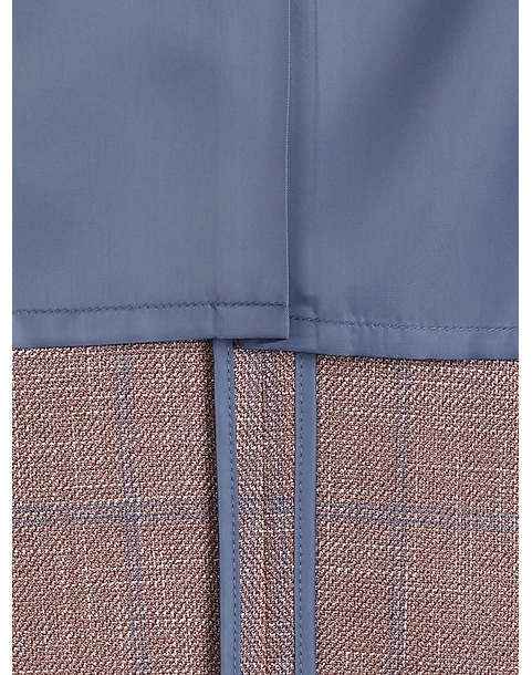 Pronto Uomo Modern Fit Notch Lapel Sport Coat, Rose Plaid 4 Pronto Uomo Modern Fit Notch Lapel Sport Coat, Rose Plaid - Image 4