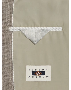 Joseph Abboud Modern Fit Notch Lapel Sport Coat, Tan Tic -Elite Suit Shop MW40 16K7 77 JOSEPH ABBOUD TAN TIC ALT2