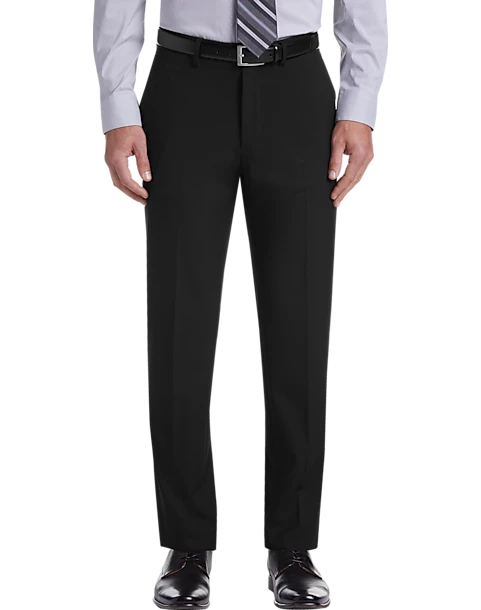 Haggar Premium 4-Way Stretch Dress Pants, Charcoal Heather 1 Haggar Premium 4-Way Stretch Dress Pants, Charcoal Heather