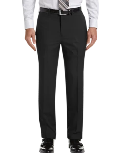 Haggar Premium Comfort 4-Way Stretch Dress Pants, Black