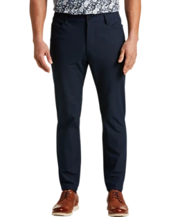 Awearness Kenneth Cole Slim Fit AWEAR-TECH 5-Pocket Tech Pant, Black