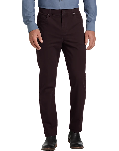 Joseph Abboud Modern Fit Power Stretch 5-Pocket Pants, Black 1 Joseph Abboud Modern Fit Power Stretch 5-Pocket Pants, Black