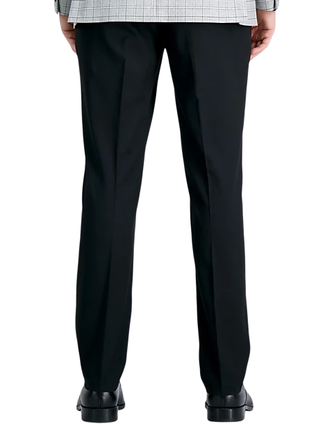 J.M. Haggar Premium 4-Way Stretch Classic Fit Dress Pants, Blue Bone Sharkskin 2 J.M. Haggar Premium 4-Way Stretch Classic Fit Dress Pants, Blue Bone Sharkskin - Image 2
