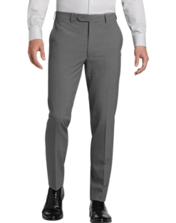 Calvin Klein Jayden Skinny Fit Stretch Dress Pant, Light Gray