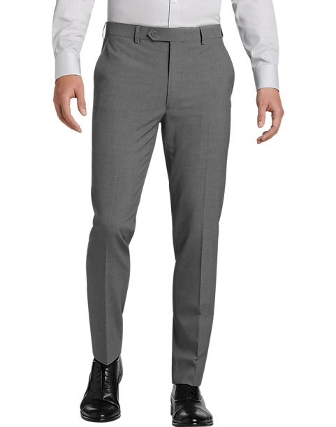 Calvin Klein Jayden Skinny Fit Stretch Dress Pant, Light Gray 1 Calvin Klein Jayden Skinny Fit Stretch Dress Pant, Light Gray