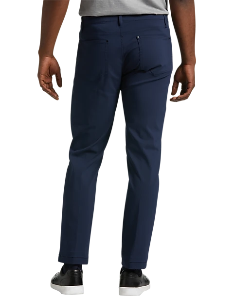Michael Strahan Modern Fit Technical Pants, Navy 2 Michael Strahan Modern Fit Technical Pants, Navy - Image 2