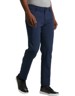 Michael Strahan Modern Fit Technical Pants, Navy