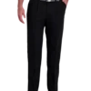Haggar Cool Right® Performance Flex Classic Fit Pleated-Front Pants, Black
