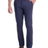 Haggar Iron-Free Premium Khaki™ Slim/Straight Fit Flat-Front Pants, Heather Gray