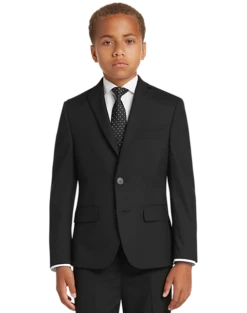 Joseph Abboud Boys Suit Separates Coat, Black -Elite Suit Shop MW40 38YJ 02 JOSEPH ABBOUD BLACK ALT2