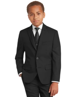 Joseph Abboud Boys Suit Separates Coat, Black