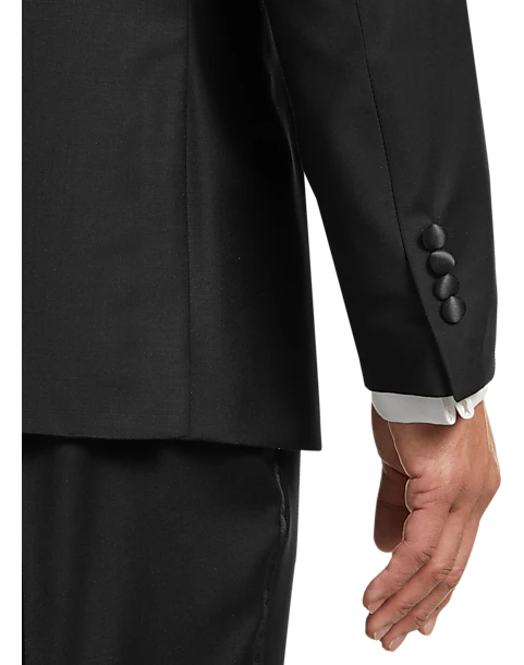 Calvin Klein X-Fit Slim Fit Formal Tuxedo Separates, Black 2 Calvin Klein X-Fit Slim Fit Formal Tuxedo Separates, Black - Image 2