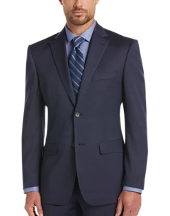 Awearness Kenneth Cole Executive Fit Suit Separates Coat, Gray Herringbone