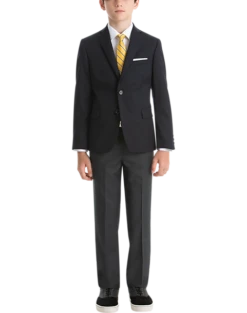 Lauren By Ralph Lauren Boys (Sizes 4-7) Suit Separates Coat, Light Gray Sharkskin