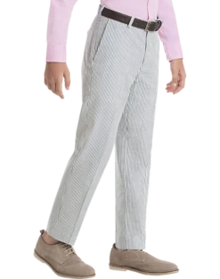 Lauren By Ralph Lauren Boys (Size 4-7) Suit Separates Pants, Blue & White Seersucker 5 Lauren By Ralph Lauren Boys (Size 4-7) Suit Separates Pants, Blue & White Seersucker -Elite Suit Shop MW40 3VG6 76 LAUREN BY RALPH LAUREN BLUE WHITE SEERSUCKER ALT2