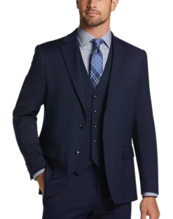 Tommy Hilfiger Modern Fit Suit Separates, Black -Elite Suit Shop MW40 3W6H 01 TOMMY HILFIGER NAVY ALT7