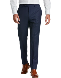 Calvin Klein X-Fit Slim Fit Suit Separates Pants, Blue Tic