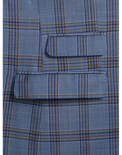 Tayion Classic Fit Suit Separates Coat, Navy & Rust Plaid 8 Tayion Classic Fit Suit Separates Coat, Navy & Rust Plaid -Elite Suit Shop MW40 3W8P 61 TAYION NAVY RUST PLAID ALT3