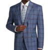 Tayion Classic Fit Suit Separates Coat, Navy & Rust Plaid