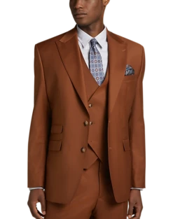 Tayion Classic Fit Suit Separates Coat, Rust 9 Tayion Classic Fit Suit Separates Coat, Rust -Elite Suit Shop MW40 3W8W 18 TAYION RUST ALT4