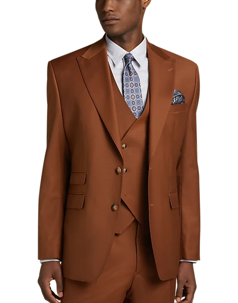 Tayion Classic Fit Suit Separates Coat, Rust 5 Tayion Classic Fit Suit Separates Coat, Rust - Image 5