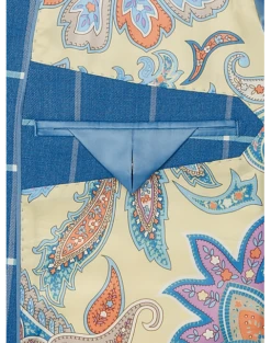 Tayion Classic Fit Suit Separates Coat, Blue & Cream Windowpane 7 Tayion Classic Fit Suit Separates Coat, Blue & Cream Windowpane -Elite Suit Shop MW40 3W98 67 TAYION BLUE CREAM WINDOWPANE ALT2