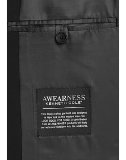 Awearness Kenneth Cole Knit Slim Fit Suit Separates Coat, Blue -Elite Suit Shop MW40 3W9J 02 AWEARNESS KENNETH COLE BLACK ALT3