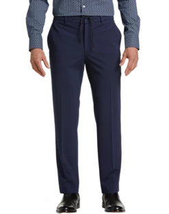 Awearness Kenneth Cole Knit Slim Fit Suit Separates Pants, Blue