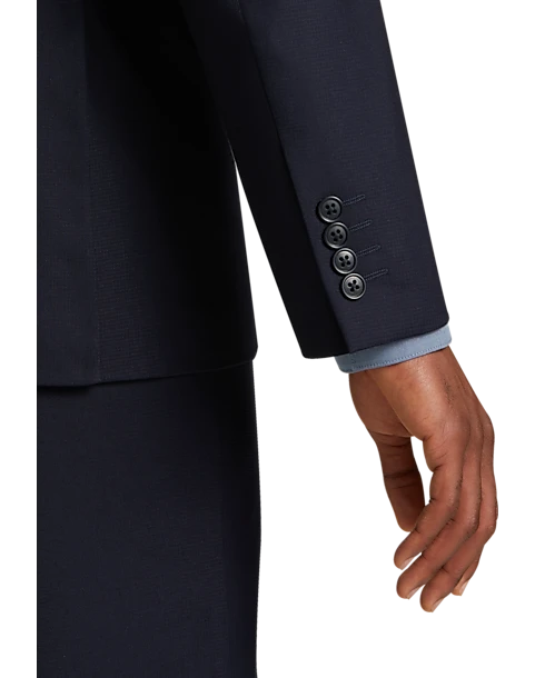 Wilke-Rodriguez Slim Fit Suit Separates, Navy Tic 2 Wilke-Rodriguez Slim Fit Suit Separates, Navy Tic - Image 2