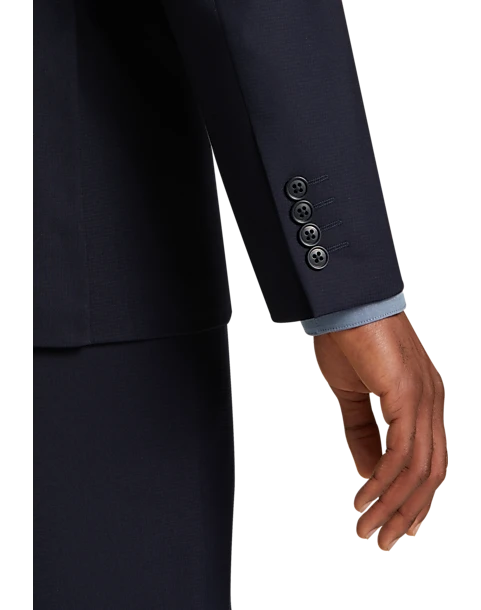 Wilke-Rodriguez Slim Fit Suit Separates Coat, Navy Tic 2 Wilke-Rodriguez Slim Fit Suit Separates Coat, Navy Tic - Image 2